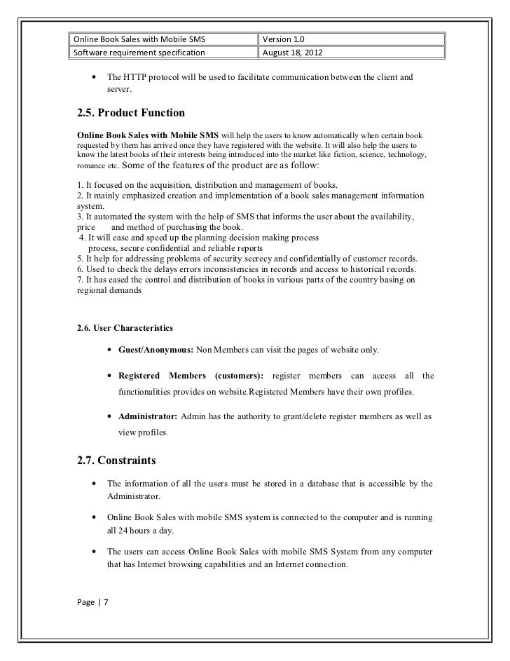 Online Book Sales With Mobile Sms Project